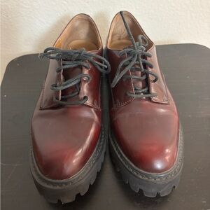 Jeffrey Campbell Brown Leather Oxfords Women’s Size 6